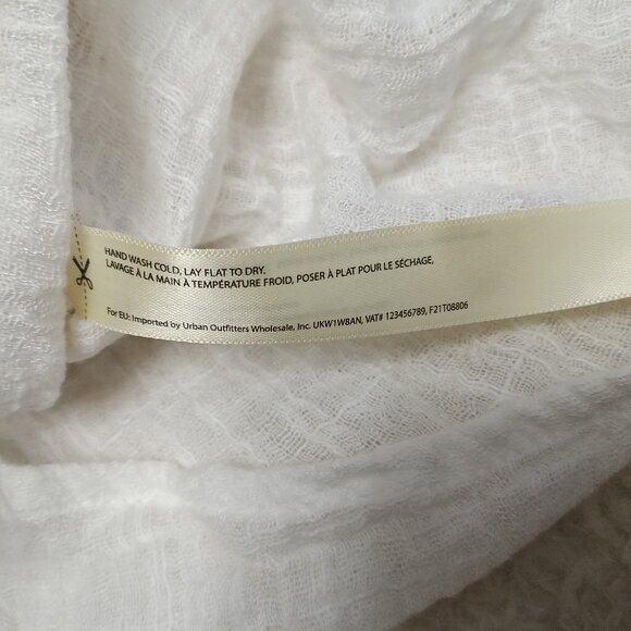 Free People FP ONE Women's White Long Sleeve Blouses Top Size S - Picture 8 of 9